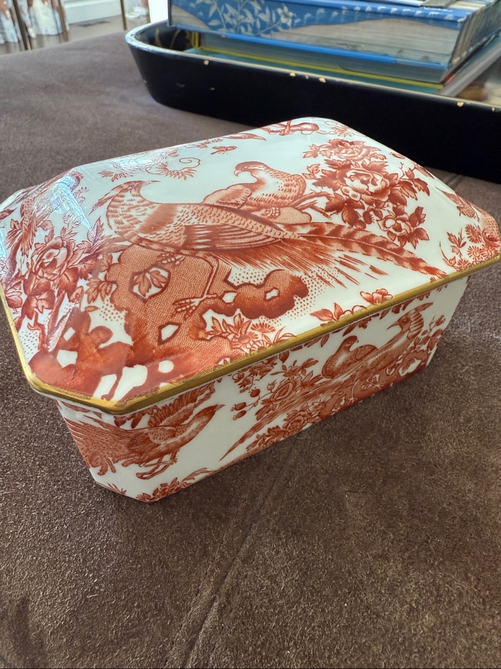 Royal Crown Derby Red Aves
